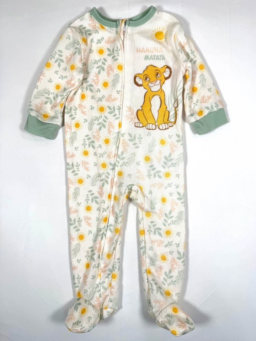 DISNEY Baby Lion King Simba Footed Sleeper 3M Hakuna Matata Cottagecore Retro